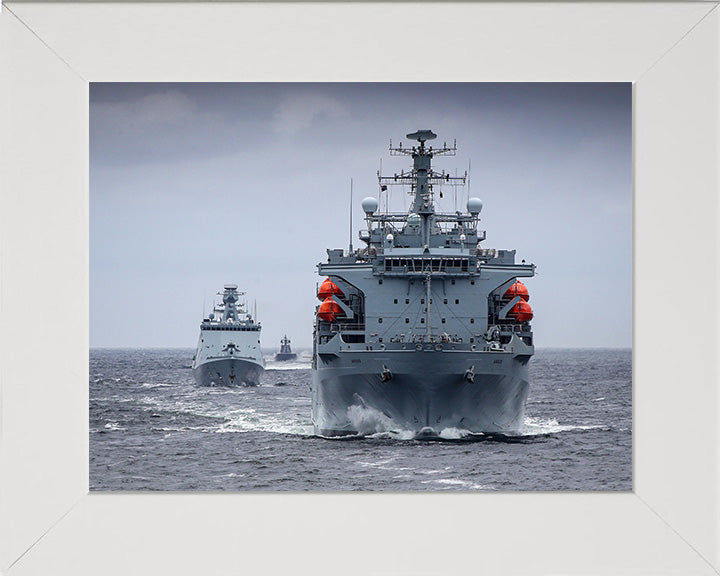 RFA Argus A135 Royal Fleet Auxiliary Casualty class Ship Photo Print or Framed Print - Hampshire Prints