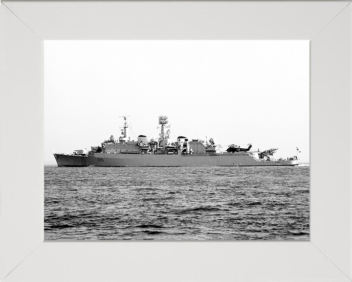 HMS Glamorgan D19 Royal Navy County class Destroyer Photo Print or Framed Print - Hampshire Prints