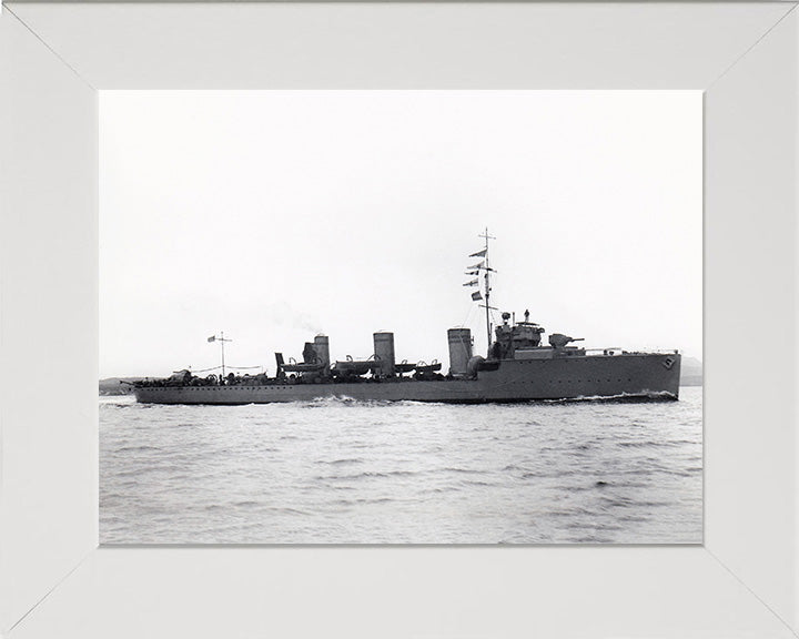 HMS Scourge 1910 Royal Navy Beagle class destroyer Photo Print or Framed Print - Hampshire Prints