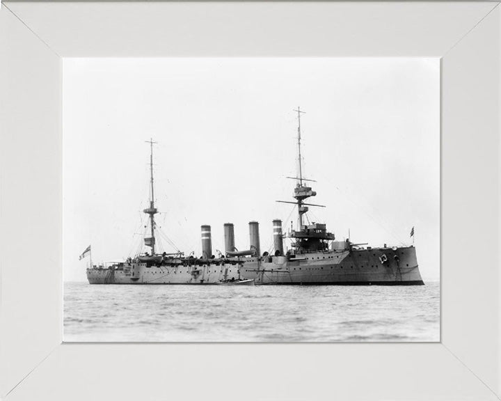 HMS Hampshire (1903) Royal Navy Devonshire class cruiser Photo Print or Framed Print - Hampshire Prints