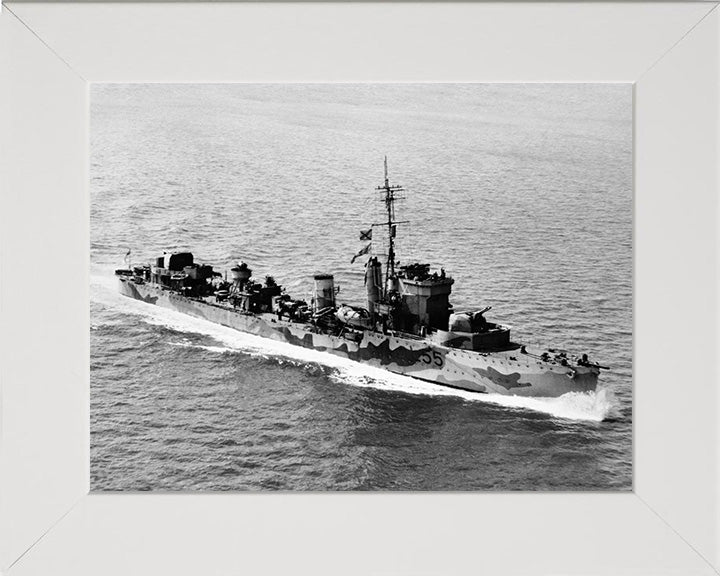 HMS Winchester L55 Royal Navy Admiralty W class destroyer Photo Print or Framed Print - Hampshire Prints