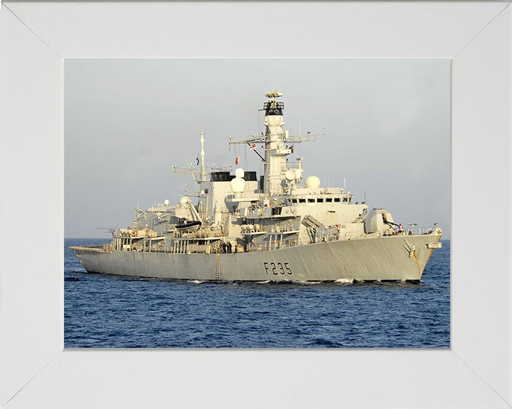 HMS Monmouth F235 Royal Navy type 23 Frigate Photo Print or Framed Print - Hampshire Prints