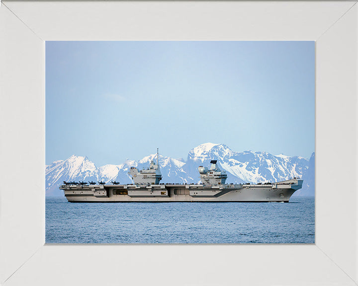 HMS Prince of Wales R09 | Photo Print | Framed Print | Queen Elizabeth Class | Aircraft Carrier | Royal Navy