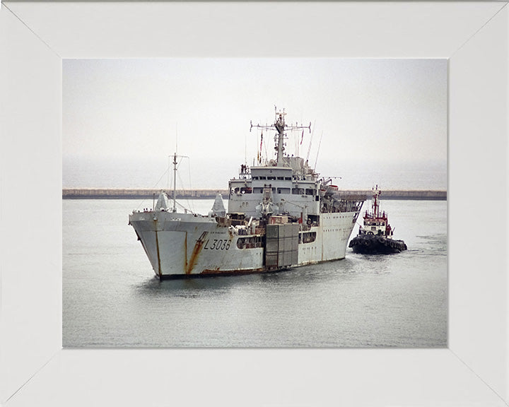 RFA Sir Percivale L3036 Royal Fleet Auxiliary Round Table class ship Photo Print or Framed Print - Hampshire Prints