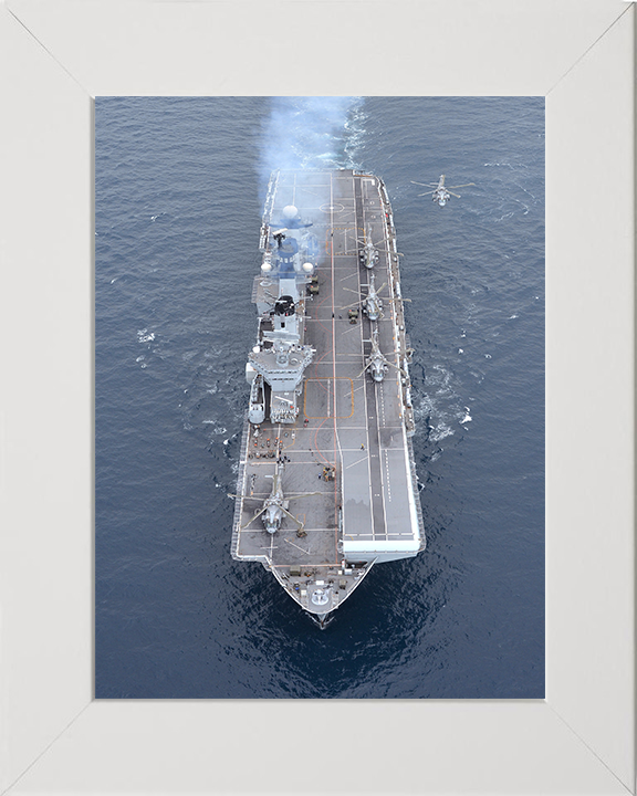 HMS Illustrious R06 Royal Navy Invincible class Aircraft Carrier Photo Print or Framed Print - Hampshire Prints