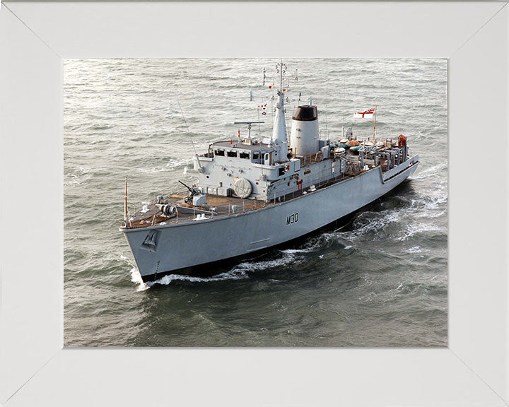 HMS Ledbury M30 Royal Navy Hunt class minehunter Photo Print or Framed Print - Hampshire Prints