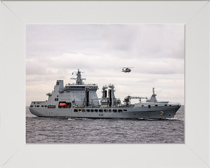 RFA Tidespring A136 Royal Fleet Auxiliary Tide class replenishment tanker Photo Print or Framed Print - Hampshire Prints