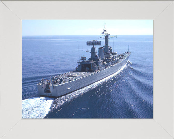 HMS Naiad F39 Royal Navy Leander class frigate Photo Print or Framed Photo Print - Hampshire Prints