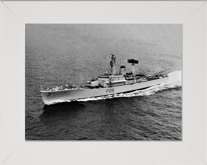 HMS Leander F109 Royal Navy Leander Class Frigate Photo Print or Framed Print - Hampshire Prints