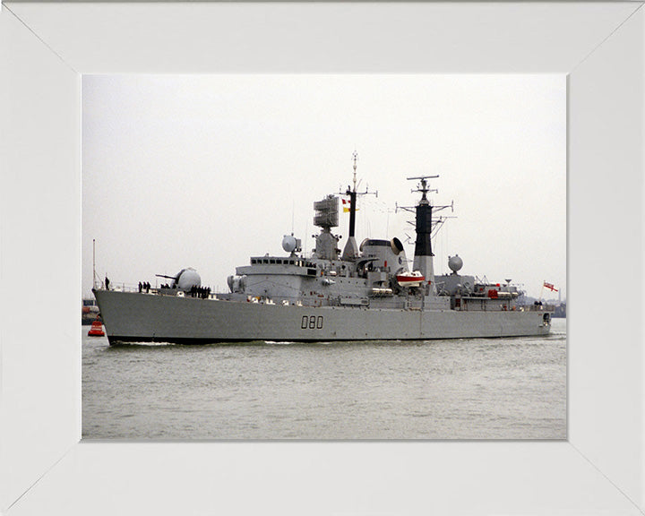 HMS Sheffield D80 Royal Navy Type 42 destroyer Photo Print or Framed Print - Hampshire Prints