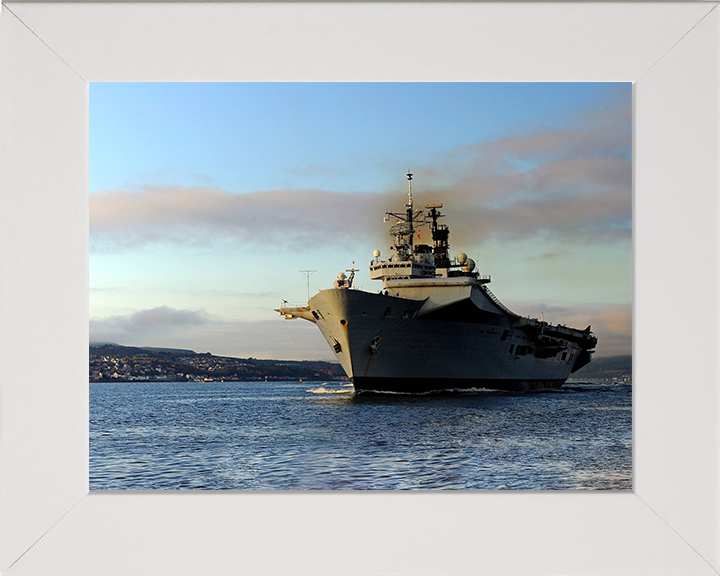 HMS Illustrious R06 Royal Navy Invincible class Aircraft Carrier Photo Print or Framed Print - Hampshire Prints