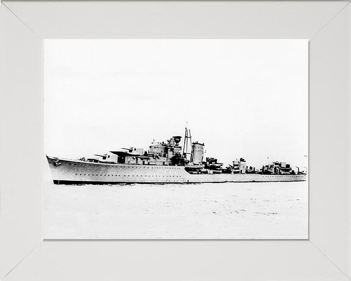 HMS Kingston F64 Royal Navy K class destroyer Photo Print or Framed Print - Hampshire Prints