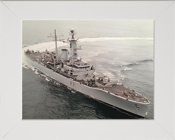 HMS Scylla F71 Royal Navy Leander class frigate Photo Print or Framed Print - Hampshire Prints