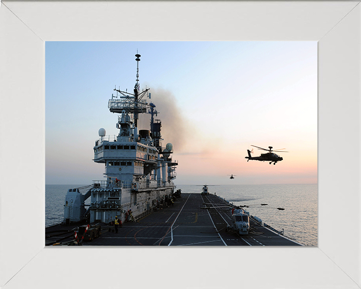 HMS Illustrious R06 Royal Navy Invincible class Aircraft Carrier Photo Print or Framed Print - Hampshire Prints