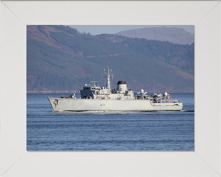 HMS Middleton M34 Royal Navy Hunt class mine countermeasures vessel Photo Print or Framed Photo Print - Hampshire Prints