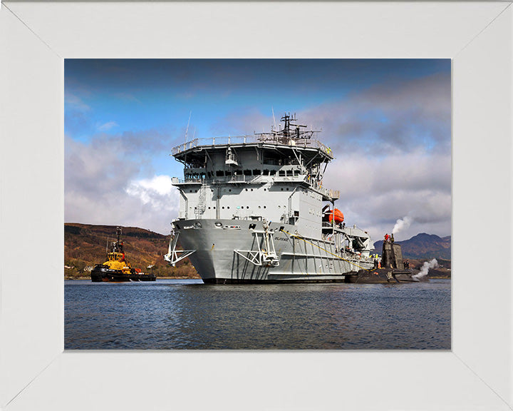 RFA Diligence A132 Royal Fleet Auxiliary forward repair ship Photo Print or Framed Print - Hampshire Prints