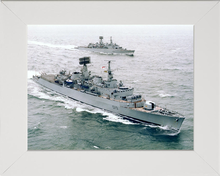 HMS Glamorgan D19 Royal Navy County class Destroyer Photo Print or Framed Print - Hampshire Prints