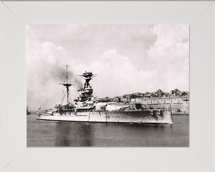 HMS Ramillies (07) Royal Navy Revenge class battleship Photo Print or Framed Print - Hampshire Prints