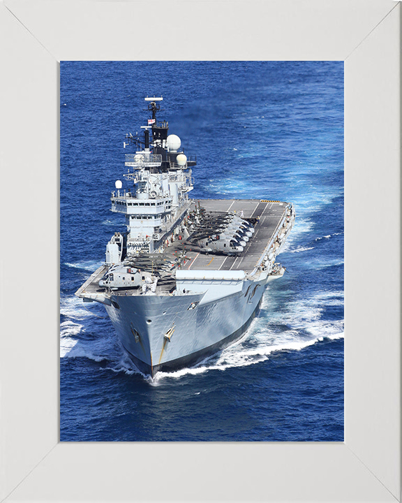 HMS Illustrious R06 Royal Navy Invincible class Aircraft Carrier Photo Print or Framed Print - Hampshire Prints