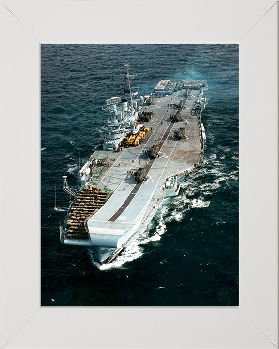 HMS Hermes R12 | Photo Print | Framed Print | Centaur Class | Aircraft Carrier | Royal Navy