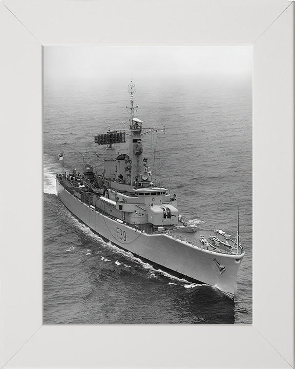 HMS Naiad F39 Royal Navy Leander class frigate Photo Print or Framed Photo Print - Hampshire Prints