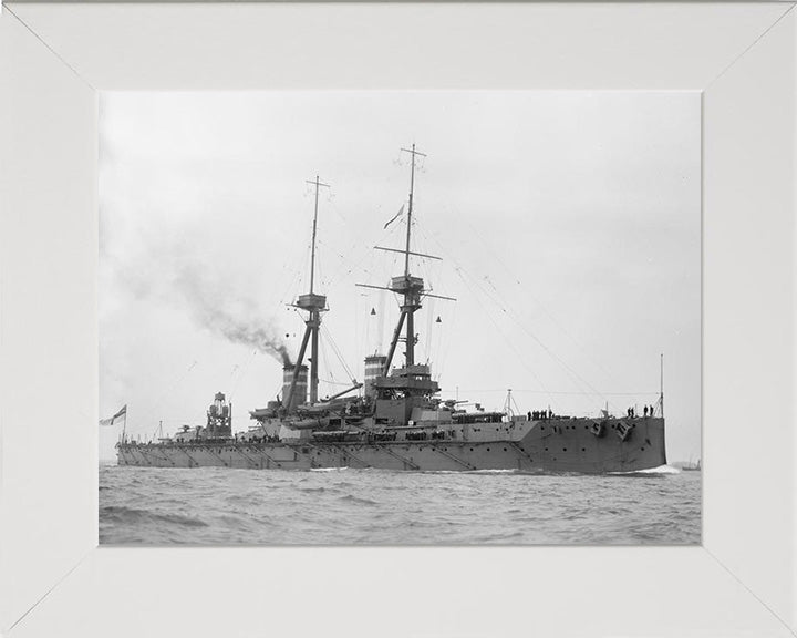 HMS Temeraire (1907) Royal Navy Bellerophon class dreadnought battleship Photo Print or Framed Print - Hampshire Prints