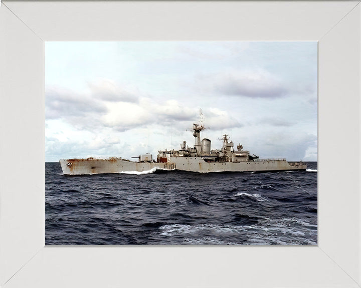 HMS Yarmouth F101 Royal Navy Rothesay class frigate Photo Print or Framed Print - Hampshire Prints