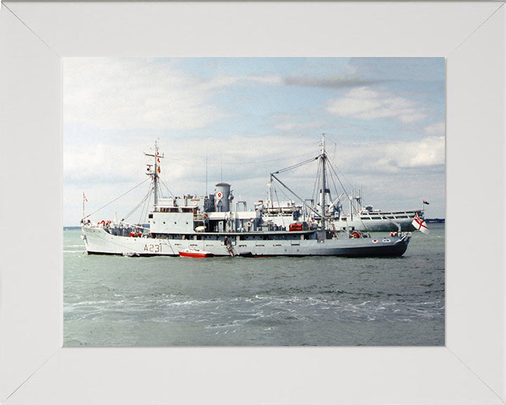 HMS Reclaim A231 Royal Navy submarine rescue vessel Photo Print or Framed Print - Hampshire Prints