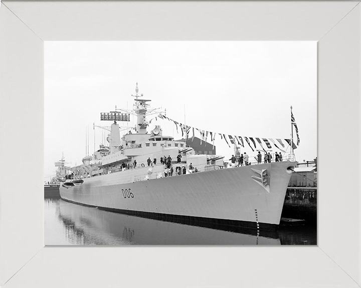 HMS Hampshire D06 Royal Navy County class destroyer Photo Print or Framed Print - Hampshire Prints