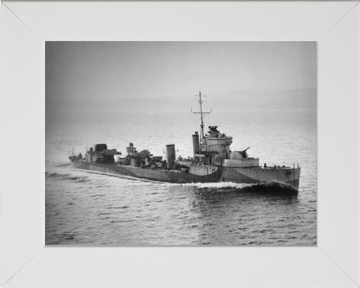 HMS Verdun L93 Royal Navy Admiralty V class destroyer Photo Print or Framed Print - Hampshire Prints