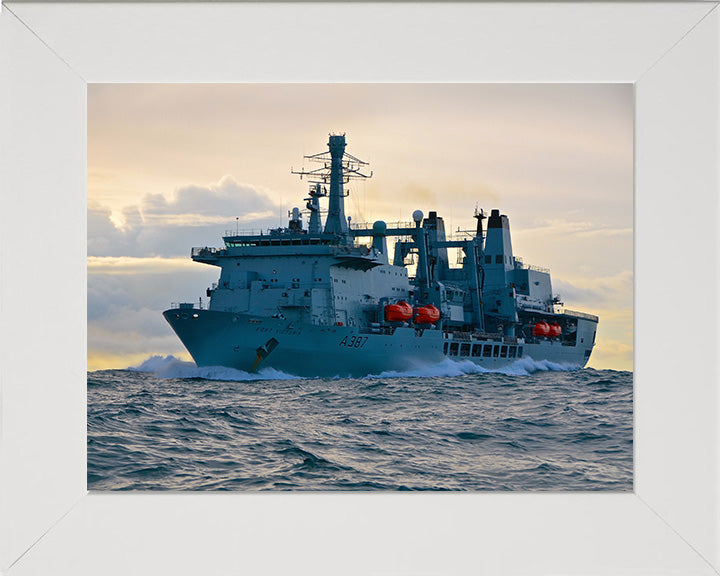 RFA Fort Victoria A387 Royal Fleet Auxiliary Fort class tanker Photo Print or Framed Print - Hampshire Prints