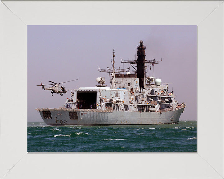 HMS Somerset F82 Royal Navy type 23 Frigate Photo Print or Framed Print - Hampshire Prints