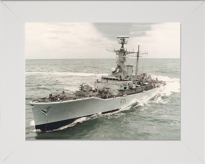 HMS Scylla F71 Royal Navy Leander class frigate Photo Print or Framed Print - Hampshire Prints