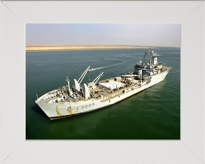 RFA Sir Galahad L3005 Royal Fleet Auxiliary Round Table class ship Photo Print or Framed Print - Hampshire Prints