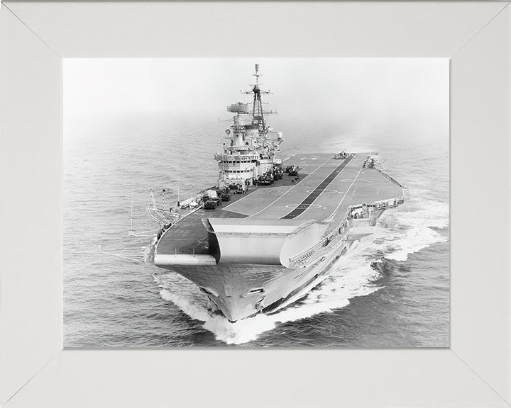 HMS Hermes R12 Royal Navy Centaur class Aircraft carrier Photo Print or Framed Print - Hampshire Prints