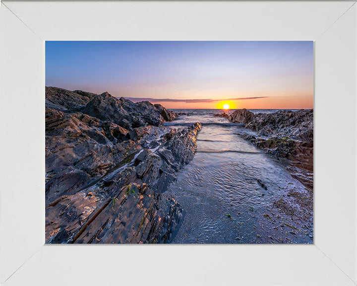 Westward Ho! Bideford Devon at sunset Photo Print - Canvas - Framed Photo Print - Hampshire Prints