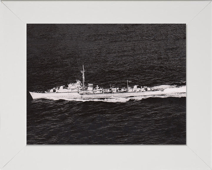 HMS Zebra R81 Royal Navy Z Class destroyer Photo Print or Framed Print - Hampshire Prints