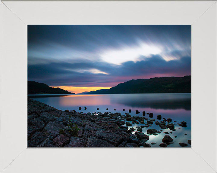 Loch Ness Scotland at sunset Photo Print - Canvas - Framed Photo Print - Hampshire Prints