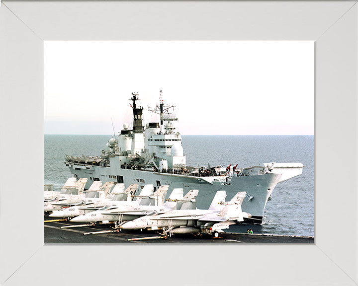 HMS Illustrious R06 Royal Navy Invincible class Aircraft Carrier Photo Print or Framed Print - Hampshire Prints