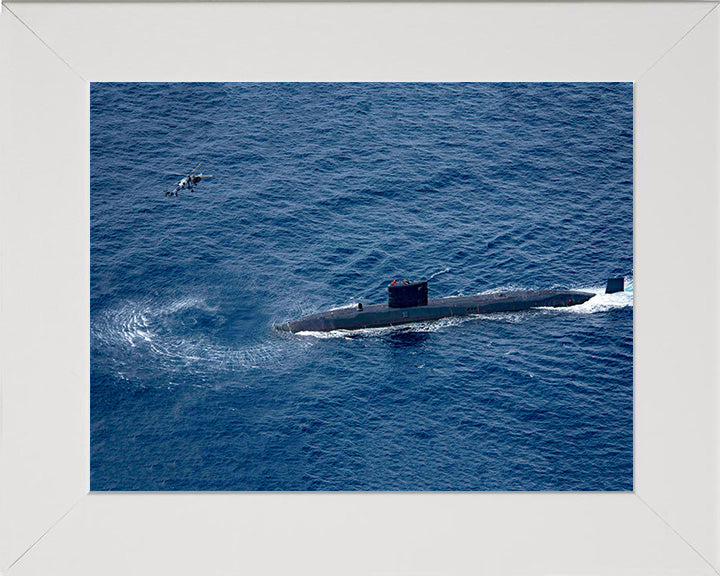 HMS Trenchant S91 Royal Navy Trafalgar class Submarine Photo Print or Framed Print - Hampshire Prints