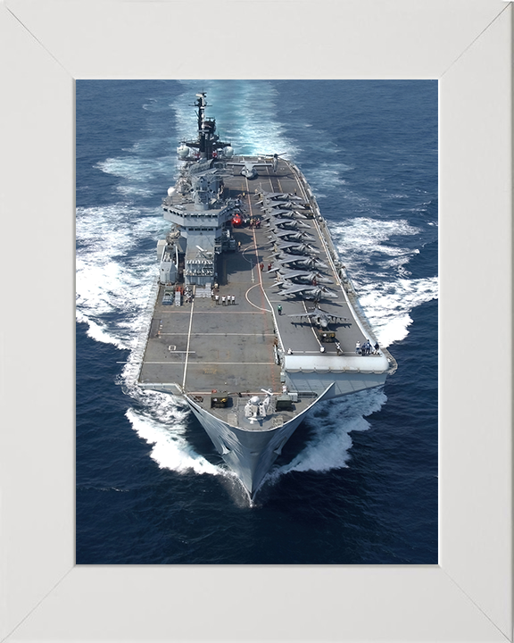 HMS Illustrious R06 Royal Navy Invincible class Aircraft Carrier Photo Print or Framed Print - Hampshire Prints