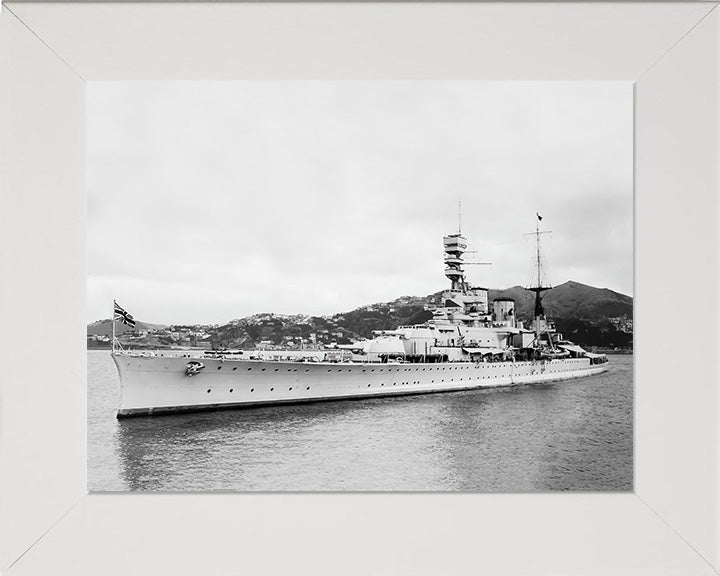 HMS Renown (1916) Royal Navy Renown class battlecruiser Photo Print or Framed Print - Hampshire Prints