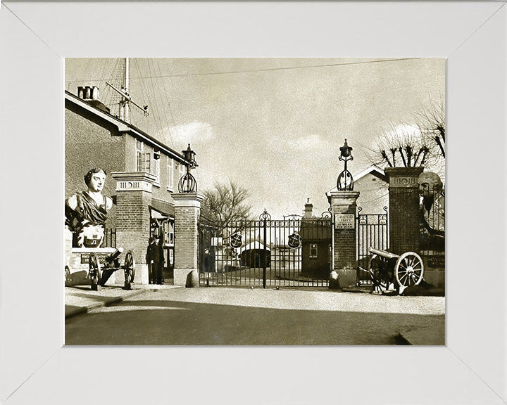 HMS Ganges Main Gate Photo Print or Framed Photo Print - Hampshire Prints