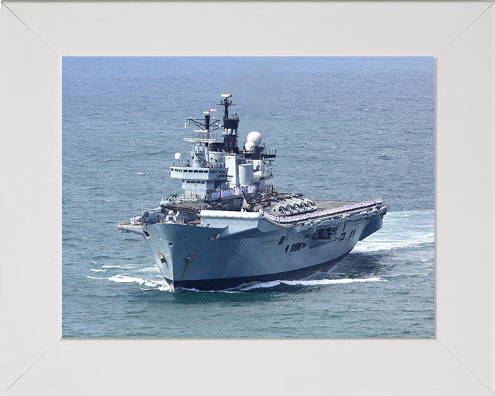 HMS Illustrious R06 Royal Navy Invincible class Aircraft Carrier Photo Print or Framed Print - Hampshire Prints