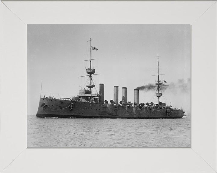 HMS Terrible (1895) Royal Navy Powerful class protected cruiser Photo Print or Framed Print - Hampshire Prints