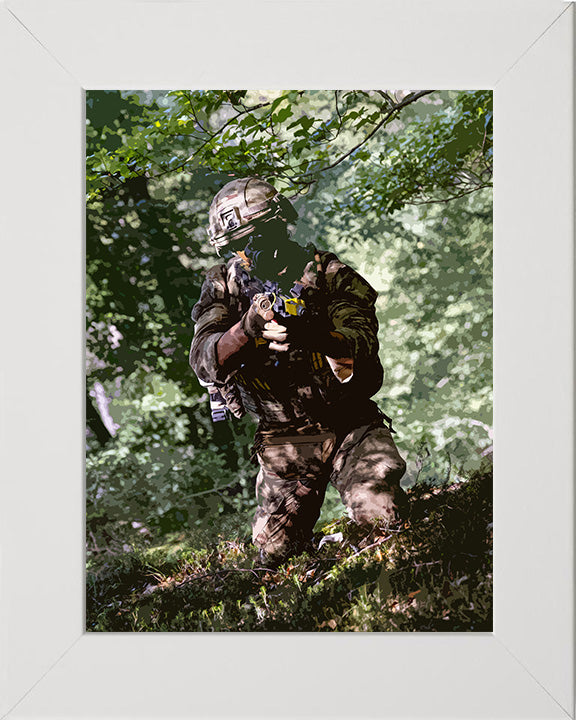 Royal Marines Commando training artwork Print - Canvas - Framed Print - Hampshire Prints