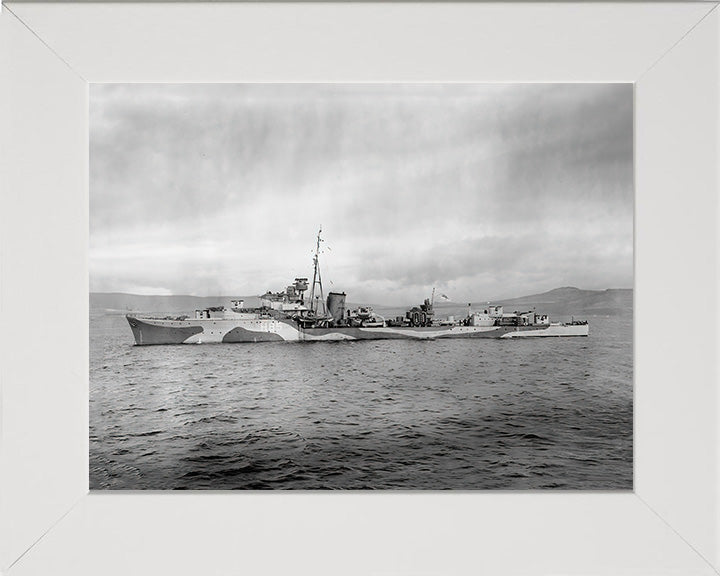 HMS Relentless H85 Royal Navy R-class destroyer Photo Print or Framed Print - Hampshire Prints