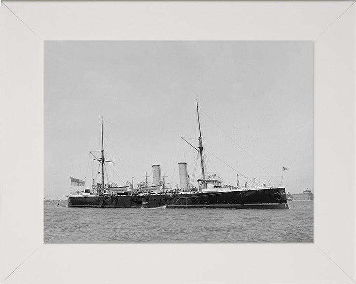 HMS Magicienne 1890 Royal Navy Marathon class Cruiser Photo Print or Framed Print - Hampshire Prints