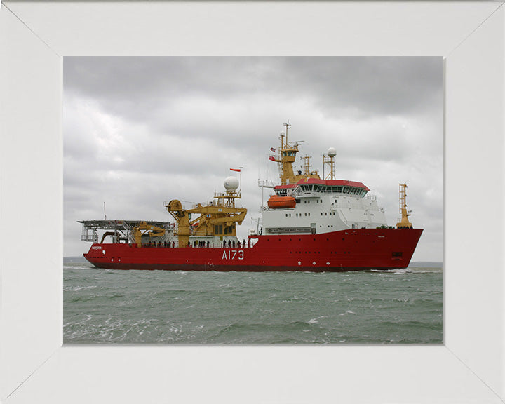 HMS Protector A173 Royal Navy Ice Patrol Ship Photo Print or Framed Print - Hampshire Prints