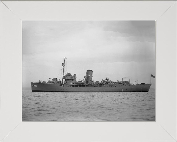 HMS Picotee K63 Royal Navy Flower class corvette Photo Print or Framed Print - Hampshire Prints